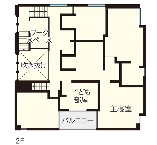 アイ工務店平面図2階