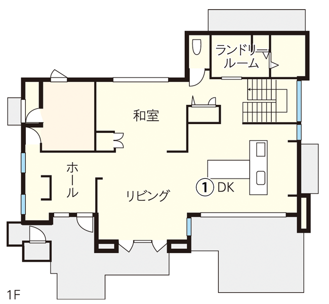 ミサワホーム四国平面図1階