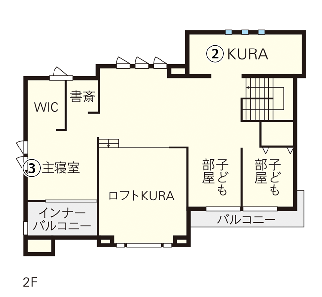 ミサワホーム四国平面図2階