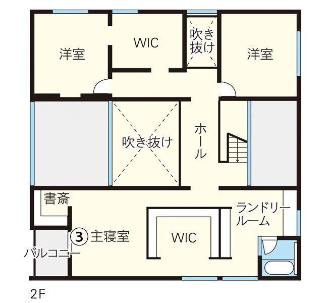 積水ハウス平面図2階